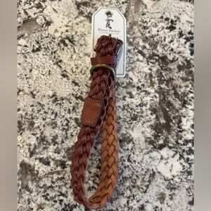 Harry Barker Braided Leather Dog Collar